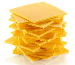 Cheese Yellow American Sliced 4/5 Lb
